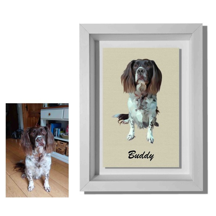 Head Only Pet Portrait from Photo (click image to view more samples) - Image 7