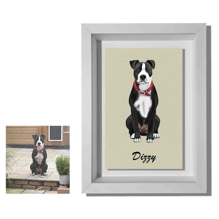 Full Pet Portrait from Photo (click image to view more samples)