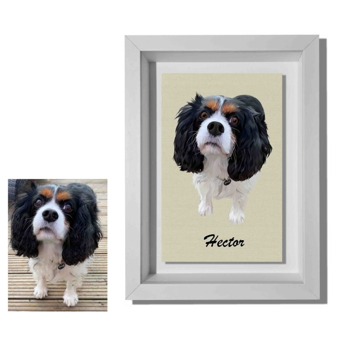 Head Only Pet Portrait from Photo (click image to view more samples) - Image 6