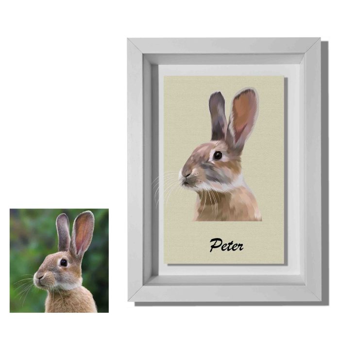 Head Only Pet Portrait from Photo (click image to view more samples) - Image 5